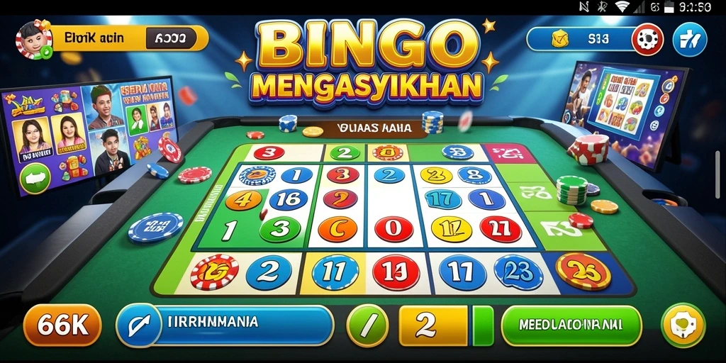 Tampilan menarik dan gameplay seru di 66K Bingo.