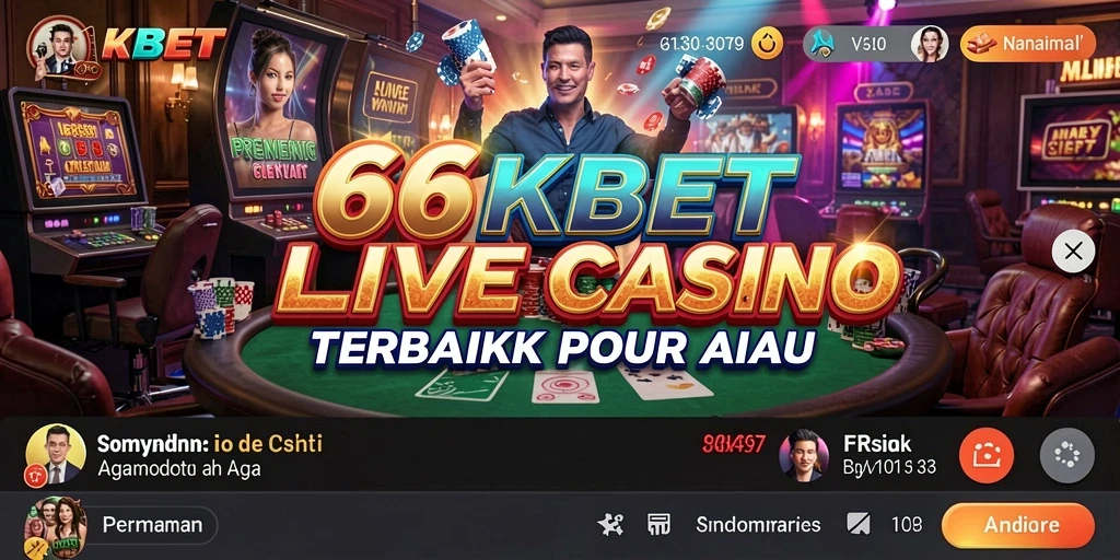 Tampilan gameplay Live Casino di 66KBET yang menarik.