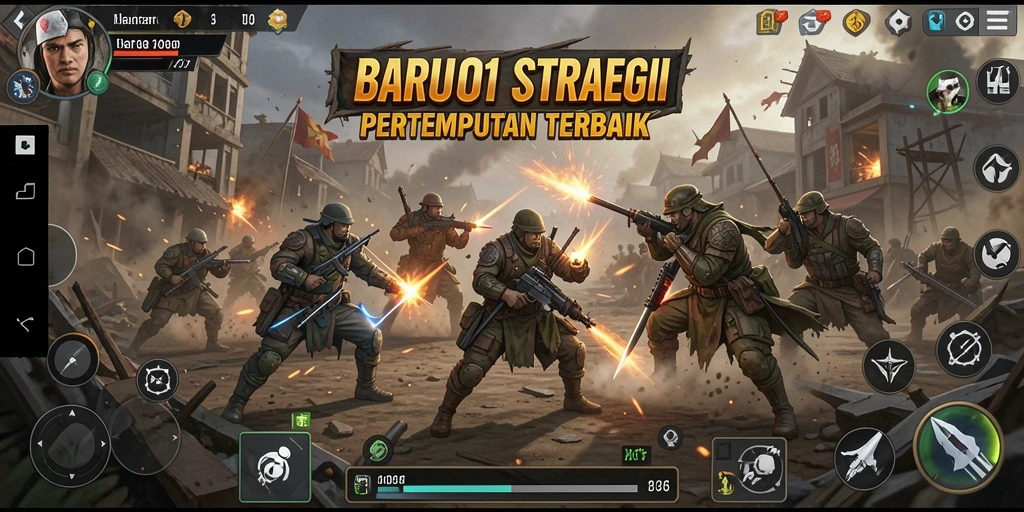 Tampilan gameplay BARU01 yang mendebarkan dan penuh strategi.