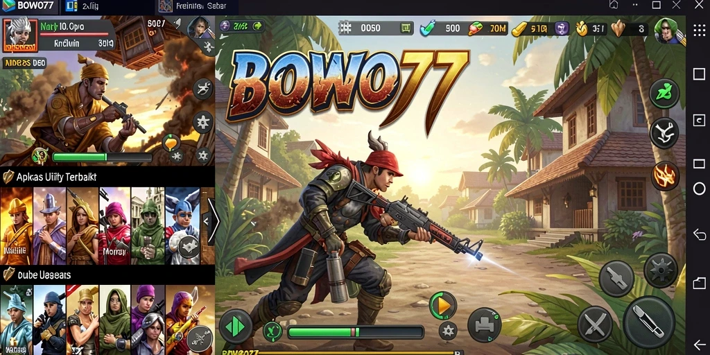 Tampilan utama aplikasi BOWO77 dengan fitur lengkap untuk produktivitas.