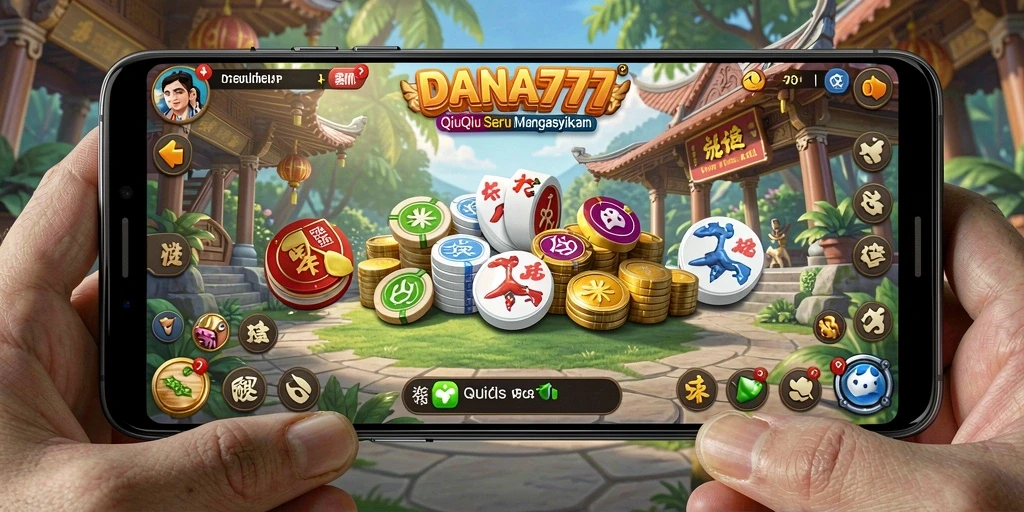 Tampilan gameplay QiuQiu yang menarik di DANA777.