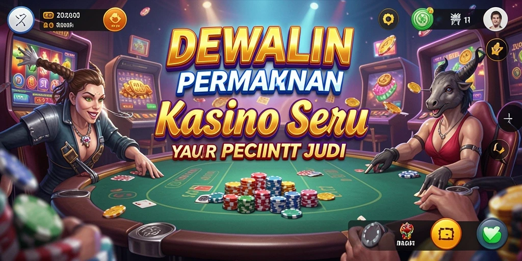 Screenshot DEWALIN menunjukkan gameplay Kasino yang mengasyikkan dan mendebarkan.