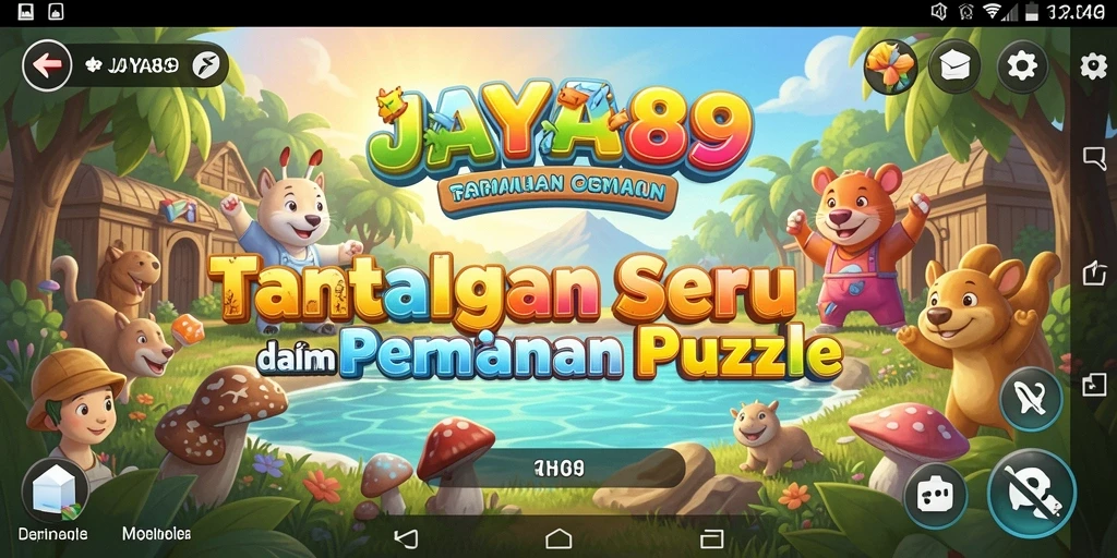 Gambaran gameplay JAYA89 dengan berbagai puzzle menarik.