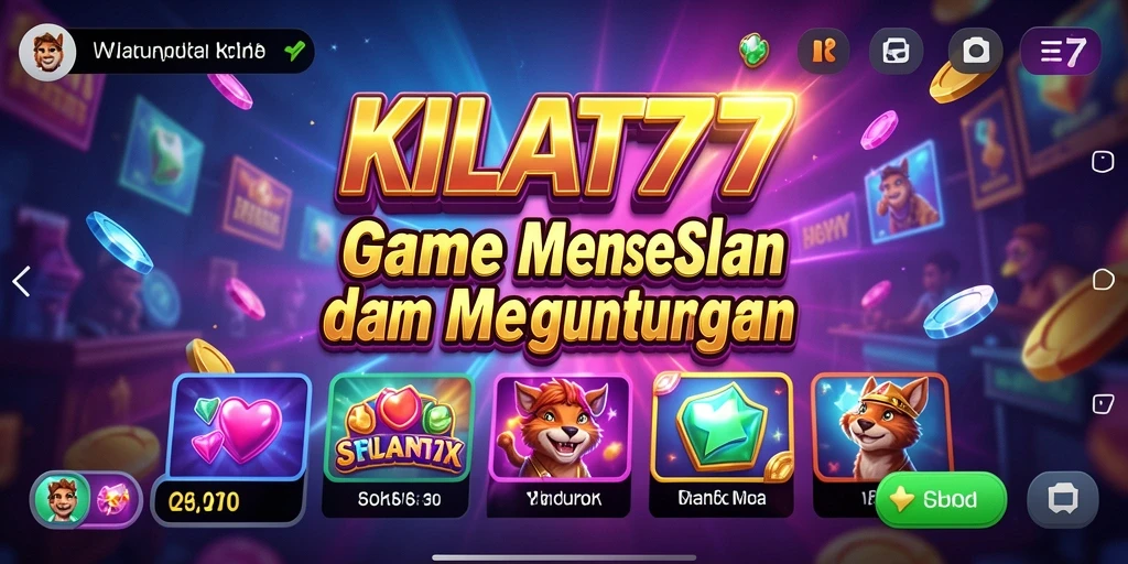 Tampilan gameplay Slot yang menarik di KILAT77.