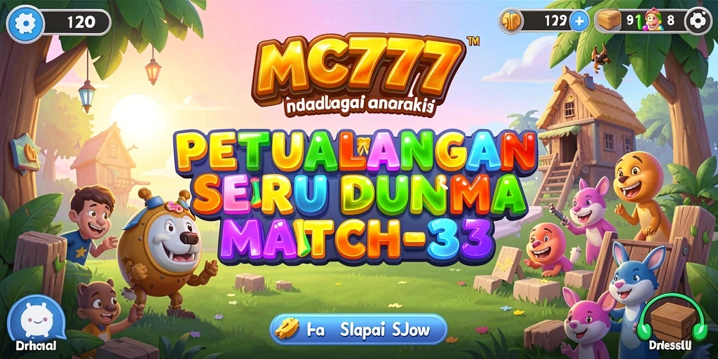 Tampilan gameplay seru dari MC777 yang penuh warna dan tantangan.
