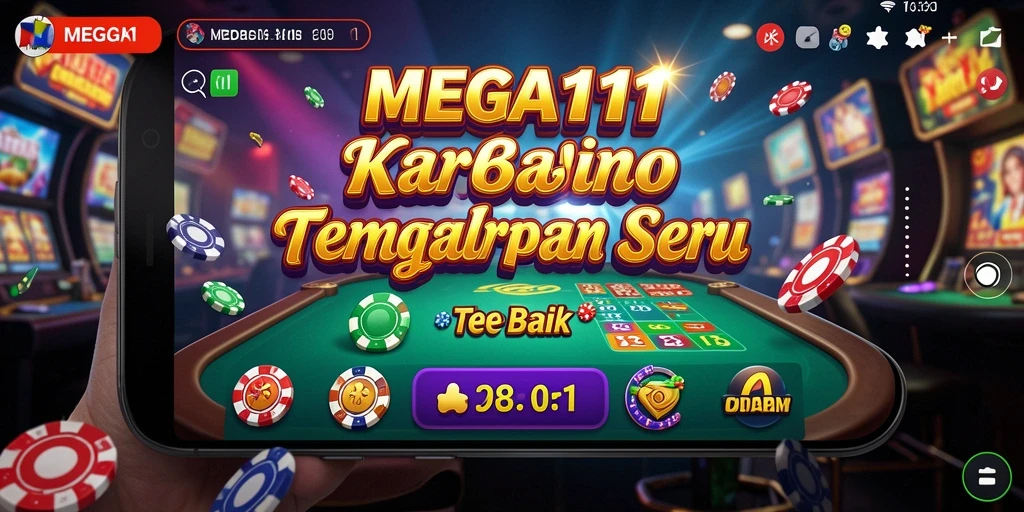 Tampilan gameplay menarik dari MEGA111 dengan berbagai permainan Kasino.