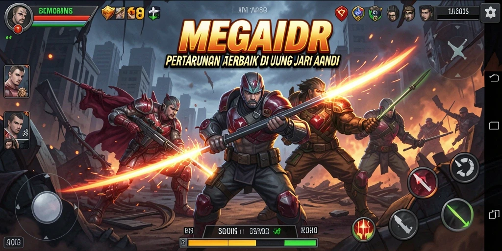 Lihat aksi mendebarkan di MEGAIDR dengan gameplay yang mengasyikkan.