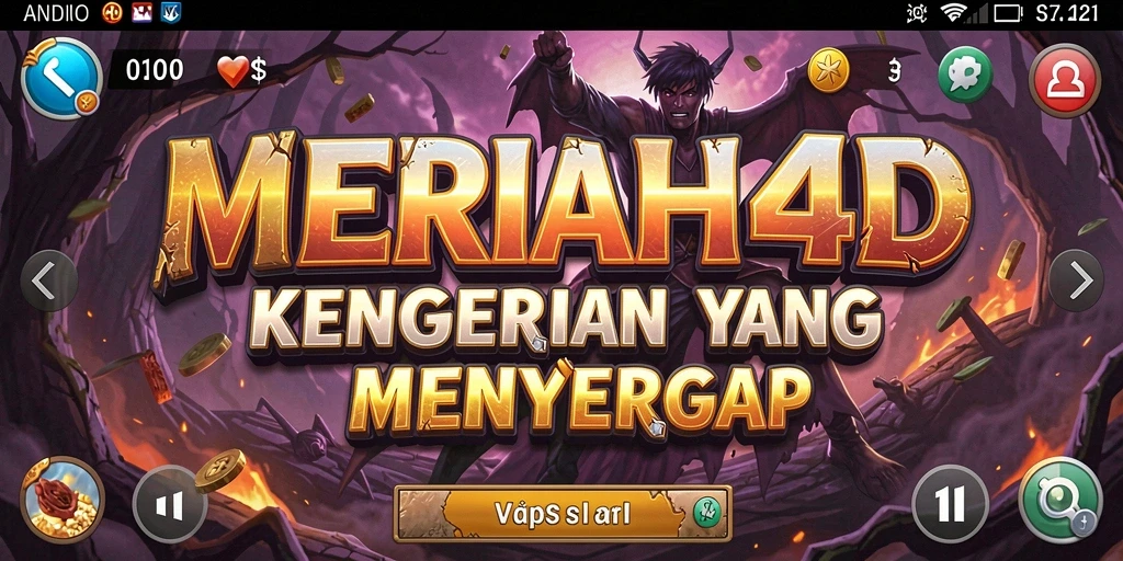 Tampilan gameplay yang menegangkan dan menyeramkan di MERIAH4D.