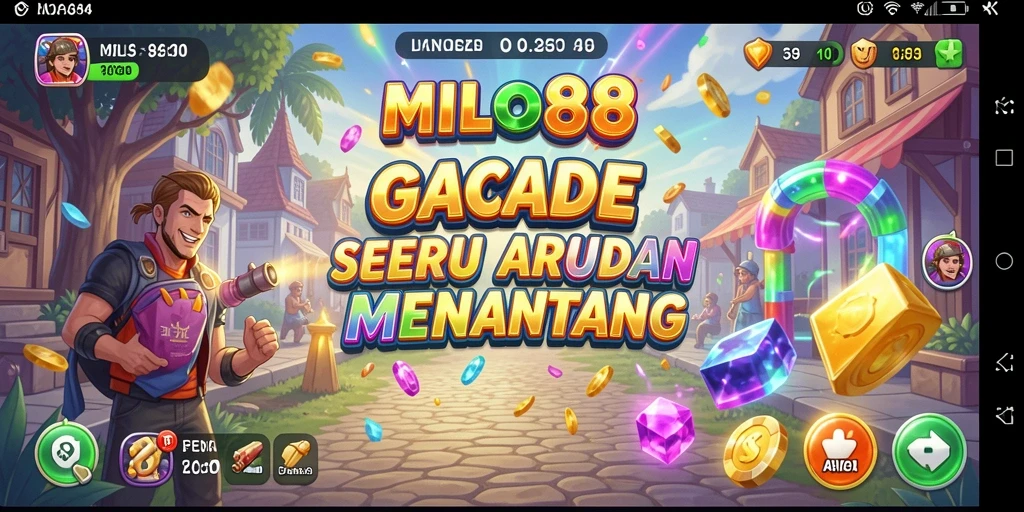 Tampilan gameplay seru dari MILO88 dengan berbagai tantangan menarik.