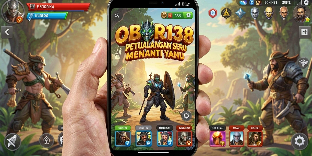 Screenshot <strong>OBOR138</strong> menampilkan karakter utama saat menjelajahi dunia petualangan yang kaya.