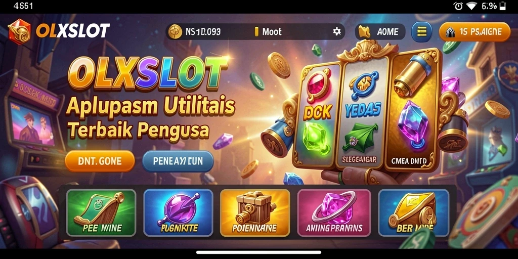 Screenshot OLXSLOT menampilkan antarmuka pengguna yang ramah dan fungsional.