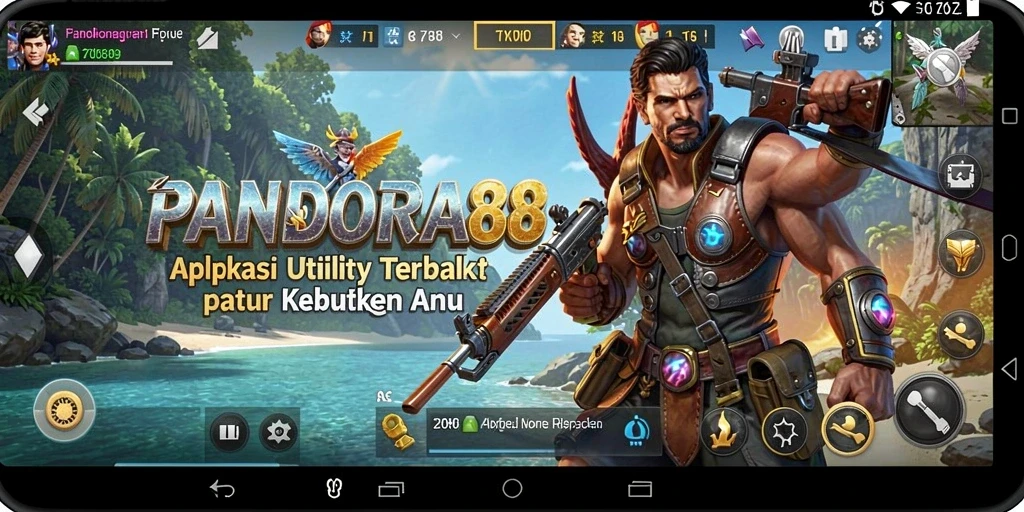 Tampilan antarmuka PANDORA88 yang menarik dan intuitif.