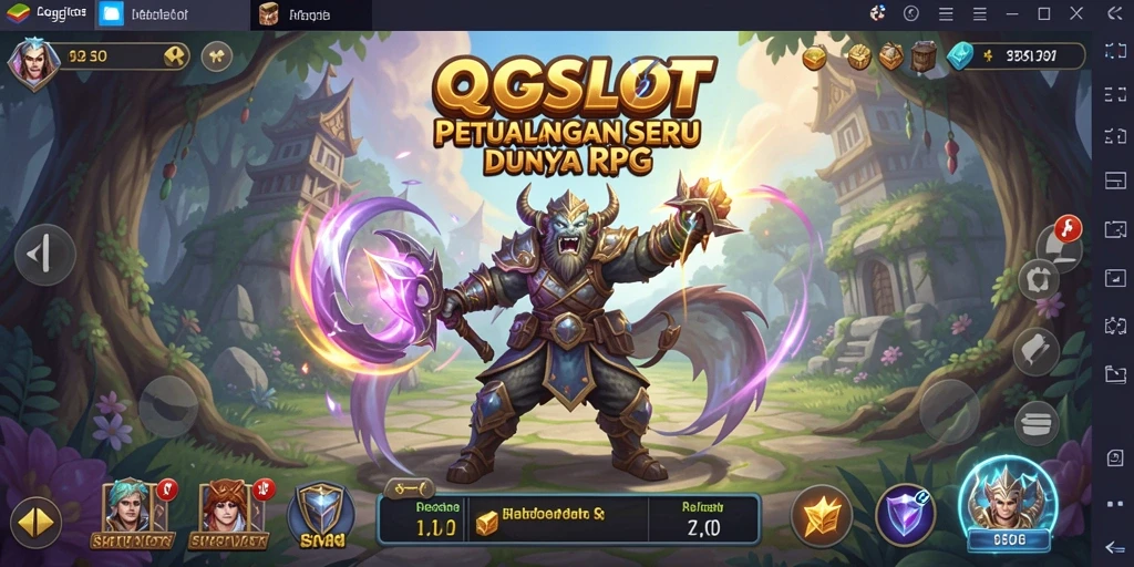 Tampilan visual menakjubkan dari gameplay QQSLOT.