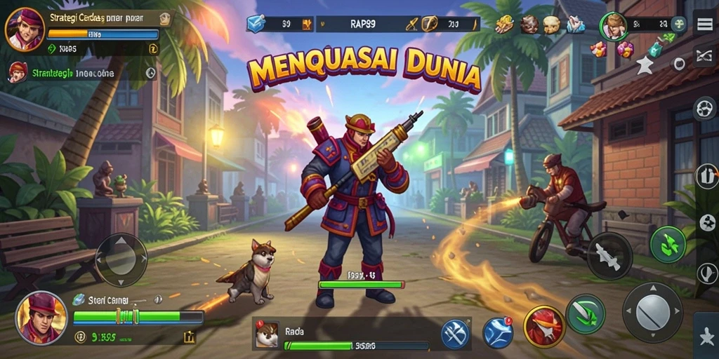 Tampilan gameplay menegangkan dan strategis dari RAP89.