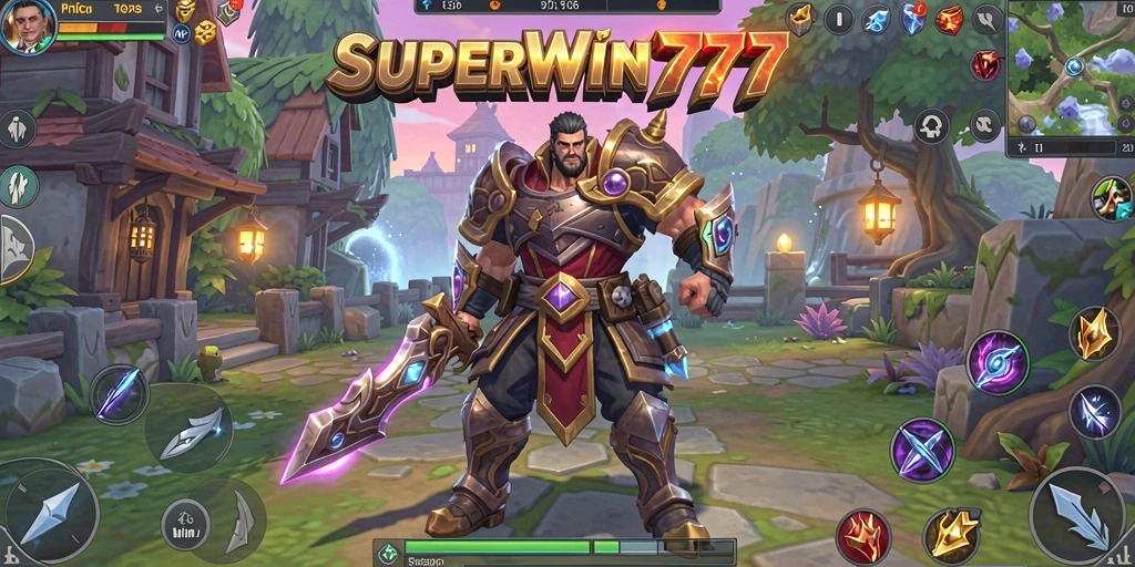 Tangkapan layar <strong>SUPERWIN777</strong> menunjukkan aksi pertarungan dalam permainan ARPG yang mendebarkan.