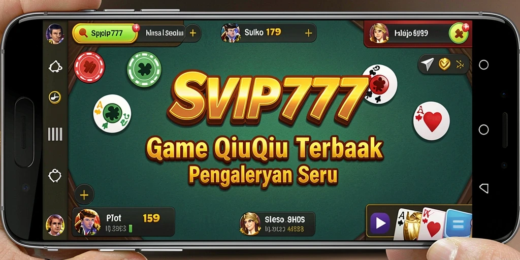 Tampilan menarik dari gameplay QiuQiu di SVIP777.