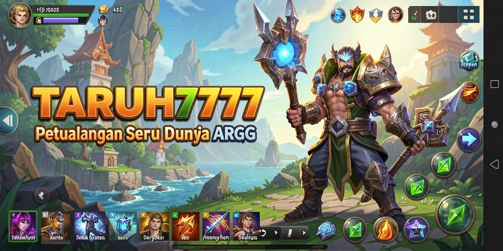 Tangkapan layar TARUH777 menampilkan aksi seru dalam pertempuran ARPG.