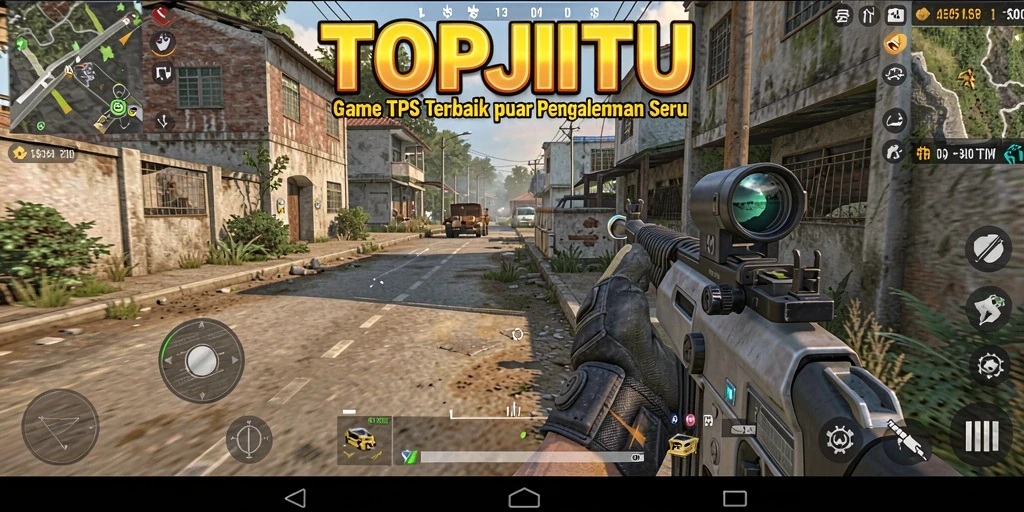 Gameplay intens dan seru dalam TPS TOPJITU dengan grafis memukau.