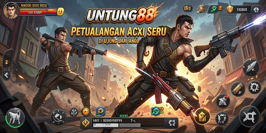 Gameplay seru dan aksi mendebarkan dalam UNTUNG88