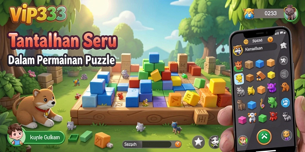 Tangkapan layar gameplay VIP333 yang penuh warna dan menantang.