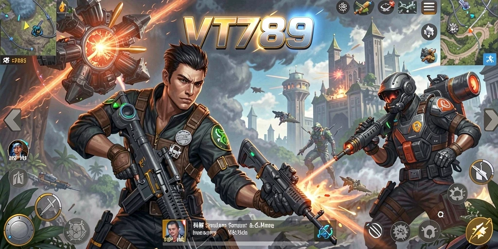 Screenshot VT789 menampilkan gameplay simulasi yang realistis dan interaktif.